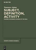 Subject, Definition, Activity