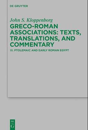 Ptolemaic and Early Roman Egypt