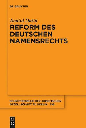 Reform des deutschen Namensrechts