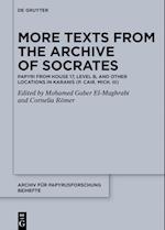 More Texts from the Archive of Socrates