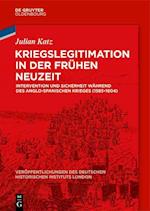 Kriegslegitimation in der Frühen Neuzeit