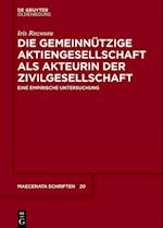 Die gemeinnützige Aktiengesellschaft als Akteur der Zivilgesellschaft