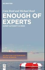 Enough of Experts
