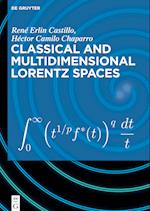 Classical and Multidimensional Lorentz Spaces