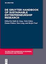 De Gruyter Handbook of Sustainable Entrepreneurship Research