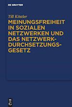 Meinungsfreiheit in sozialen Netzwerken und das Netzwerkdurchsetzungsgesetz