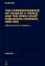 Correspondence of Charles S. Peirce and the Open Court Publishing Company, 1890-1913