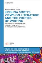 Krishna Sobti's Views on Literature and the Poetics of Writing