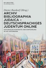 Archiv Bibliographia Judaica ¿ Deutschsprachiges Judentum Online