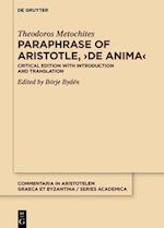 Paraphrase of Aristotle, ›De anima‹ 