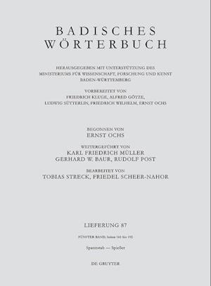 Badisches Wörterbuch V/87