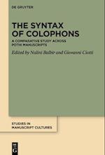 The Syntax of Colophons