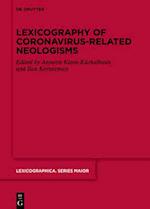 Lexicography of Coronavirus-Related Neologisms