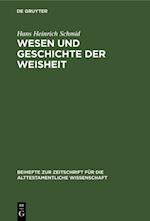 Wesen und Geschichte der Weisheit