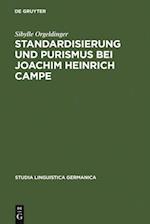 Standardisierung und Purismus bei Joachim Heinrich Campe