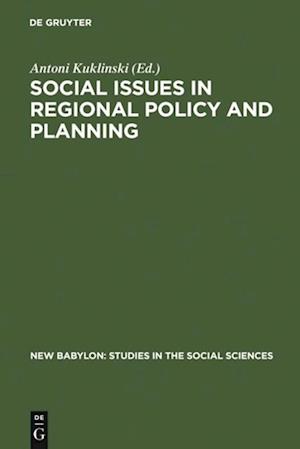 Social Issues in Regional Policy and Planning