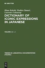 Dictionary of Iconic Expressions in Japanese