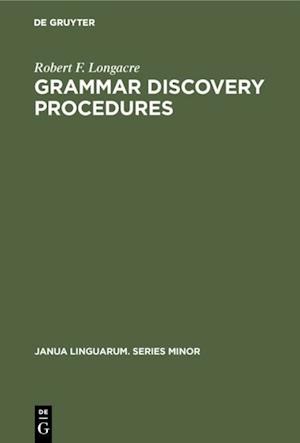 Grammar Discovery Procedures