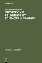 Orthodoxie religieuse et sciences humaines