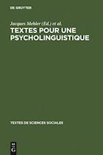 Textes pour une psycholinguistique