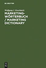 Marketing-Worterbuch / Marketing Dictionary