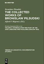 Materials for the Study of the Ainu Language and Folklore (Cracow 1912)