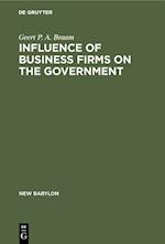Influence of Business Firms on the Government