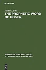 Prophetic Word of Hosea