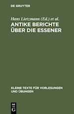 Antike Berichte über die Essener