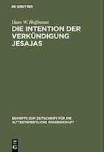 Die Intention der Verkündigung Jesajas