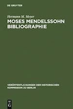 Moses Mendelssohn Bibliographie