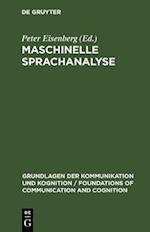 Maschinelle Sprachanalyse