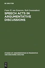 Speech Acts in Argumentative Discussions