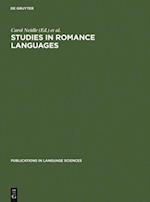 Studies in Romance Languages