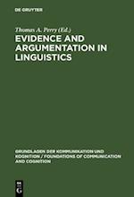 Evidence and Argumentation in Linguistics