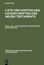 Die sahidischen Handschriften der Evangelien