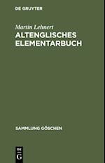 Altenglisches Elementarbuch