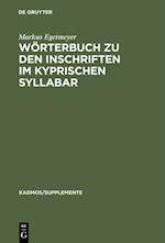 Wörterbuch zu den Inschriften im kyprischen Syllabar