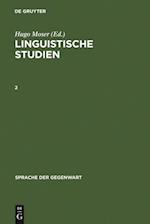 Linguistische Studien. 2