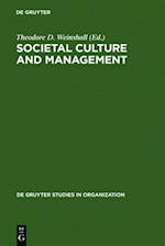 Societal Culture and Management