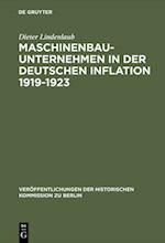 Maschinenbauunternehmen in der Deutschen Inflation 1919–1923