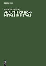 Analysis of Non-Metals in Metals