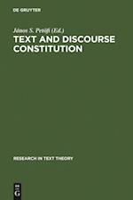Text and Discourse Constitution