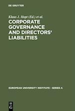 Corporate Governance and Directors'' Liabilities