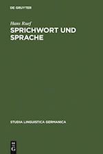 Sprichwort und Sprache