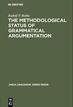 Methodological Status of Grammatical Argumentation