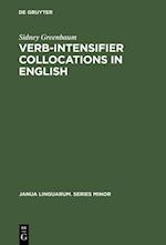 Verb-Intensifier Collocations in English