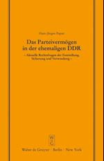 Das Parteivermögen in der ehemaligen DDR
