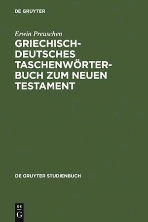 Griechisch-deutsches Taschenwörterbuch zum Neuen Testament