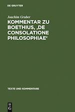 Kommentar zu Boethius, ''De consolatione philosophiae''